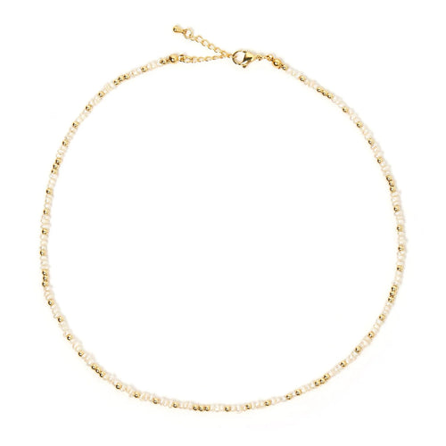 Lucia Pearl & Gold Necklace