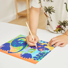 Dinosaur Scratch Art