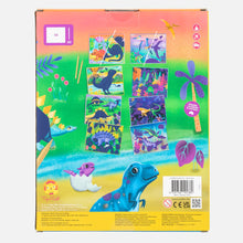 Dinosaur Scratch Art