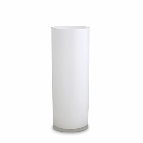 Opal Pillar Vase White