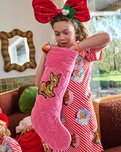 Rudolph Velvet Stocking