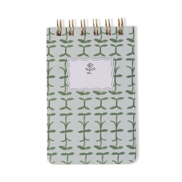 Green Vine Mini Notepad