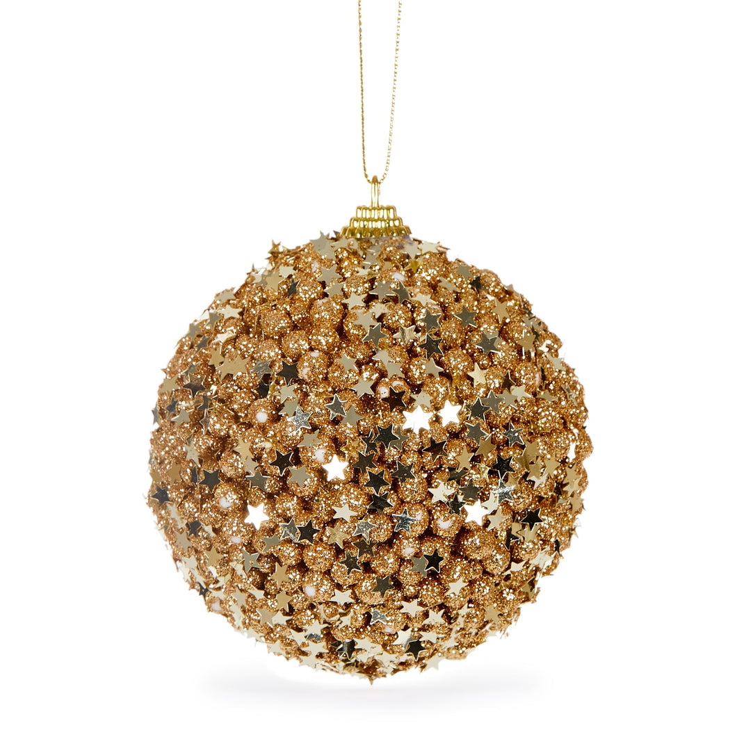 Gold Star Bauble