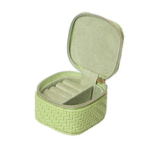 Jewellery Mini Cube Herringbone - Pistachio