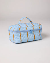 Como Stripe Quilted Toiletry Case