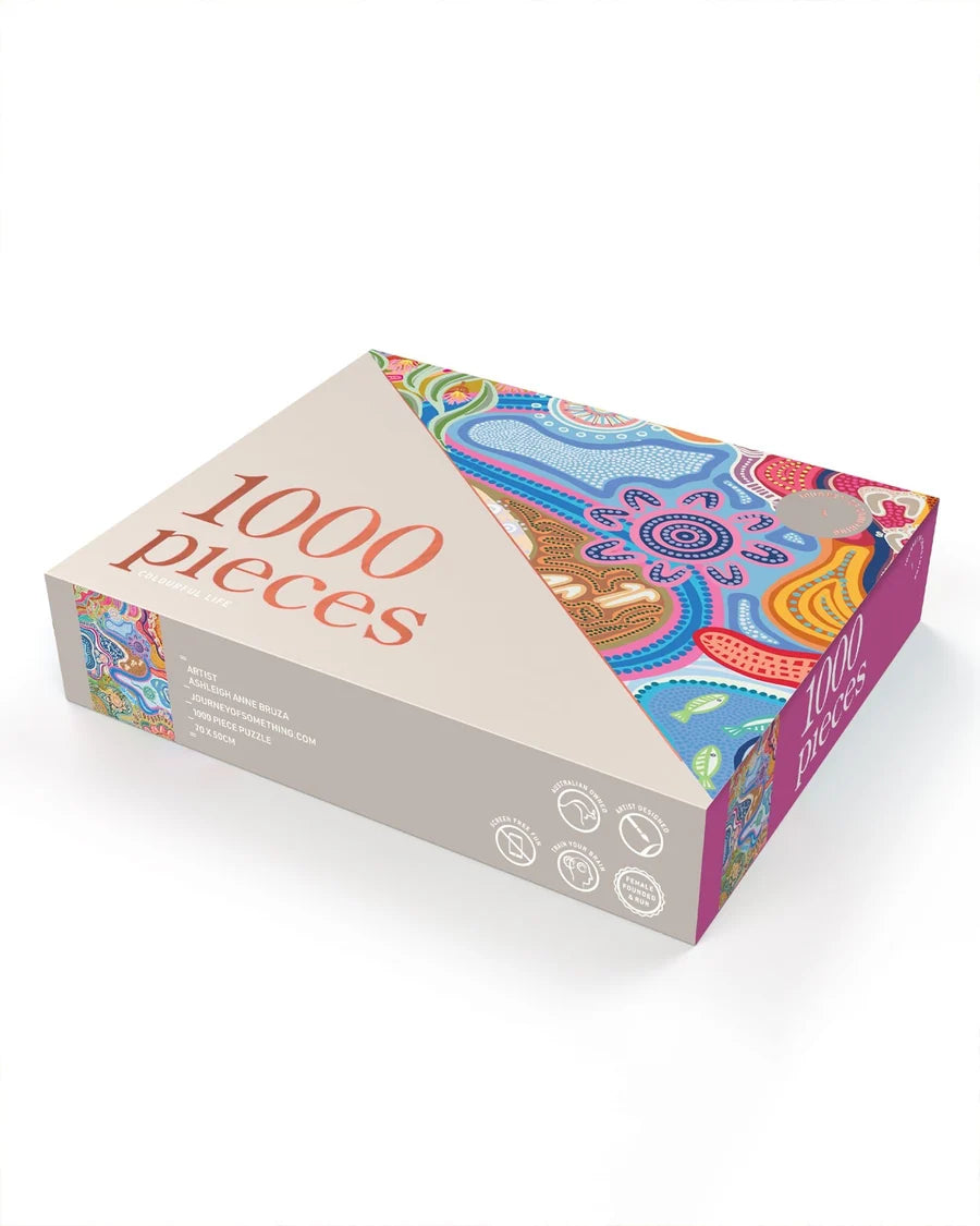 1000 PIECES PUZZLE - Colourful Life