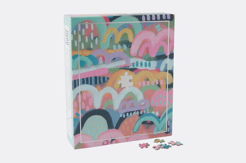 1000 Piece Puzzle - Neon Hills