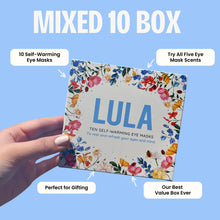 Mixed Box of 10 Lula Self Warming Eye Masks