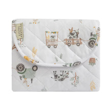 Foldable Waterproof Travel Change Mat - Tractor Ride