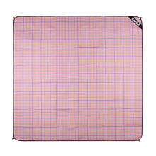 Pink Blanket Check Picnic Mat
