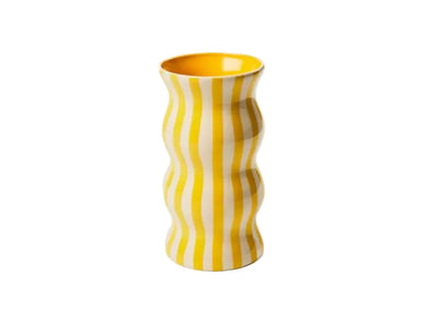 Palma Yello Strip Vase