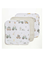 Wash Cloth 3 Pack - Tractor Ride