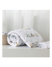 Reversible Quilted Cot Comforter - Tractor Ride