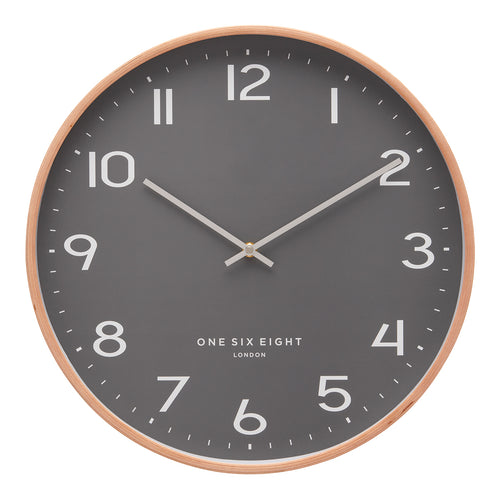 Olivia Silent Wall Clock | Grey 41cm