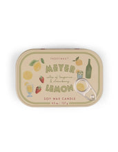 Lemon Ceramic Tin Candle