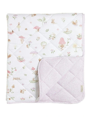 Reversible Quilted Cot Comforter - Whimsical Wonderland