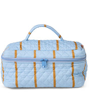 Como Stripe Quilted Toiletry Case
