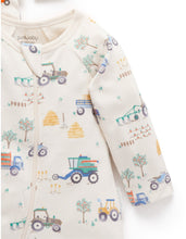 Farm Vehicles Printed Growsuit 2 Pack