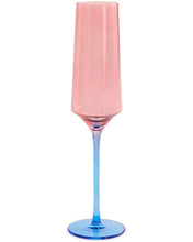 Blue Robin Champagne Glasses