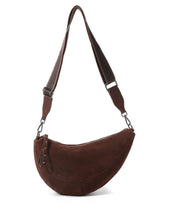 Crescent Bag Suede Chocolate