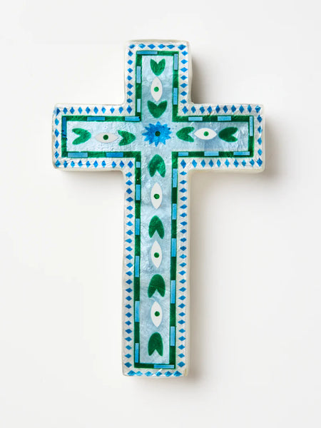 Fable Blue Small Cross
