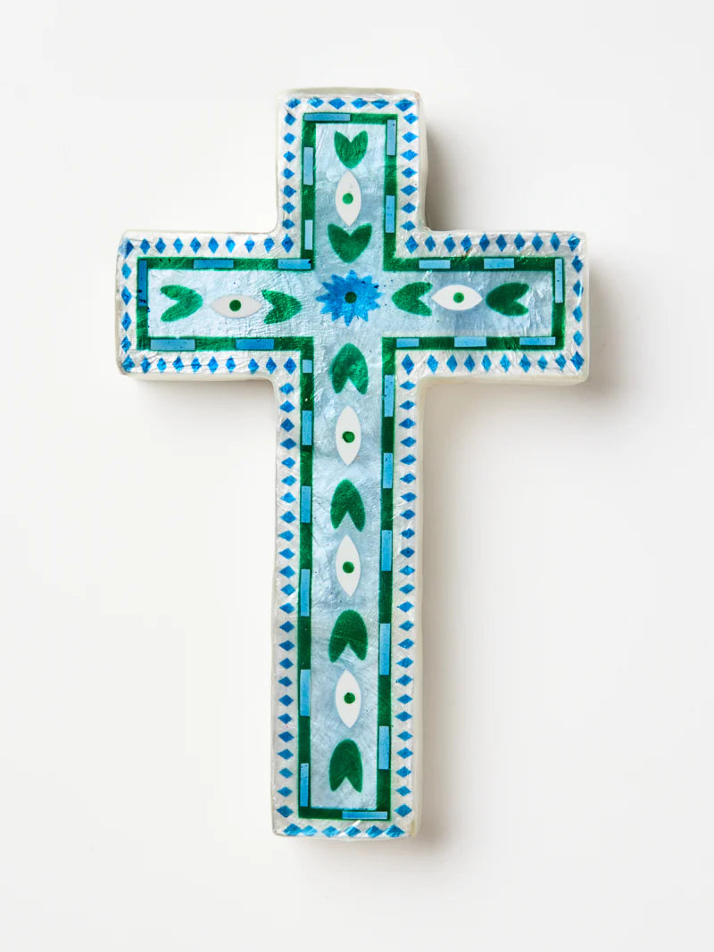 Fable Blue Small Cross