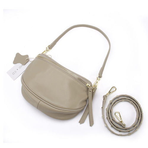 Obsessed Mini Bag - Taupe/Gold