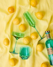 Pistachio Crush Champagne Glasses