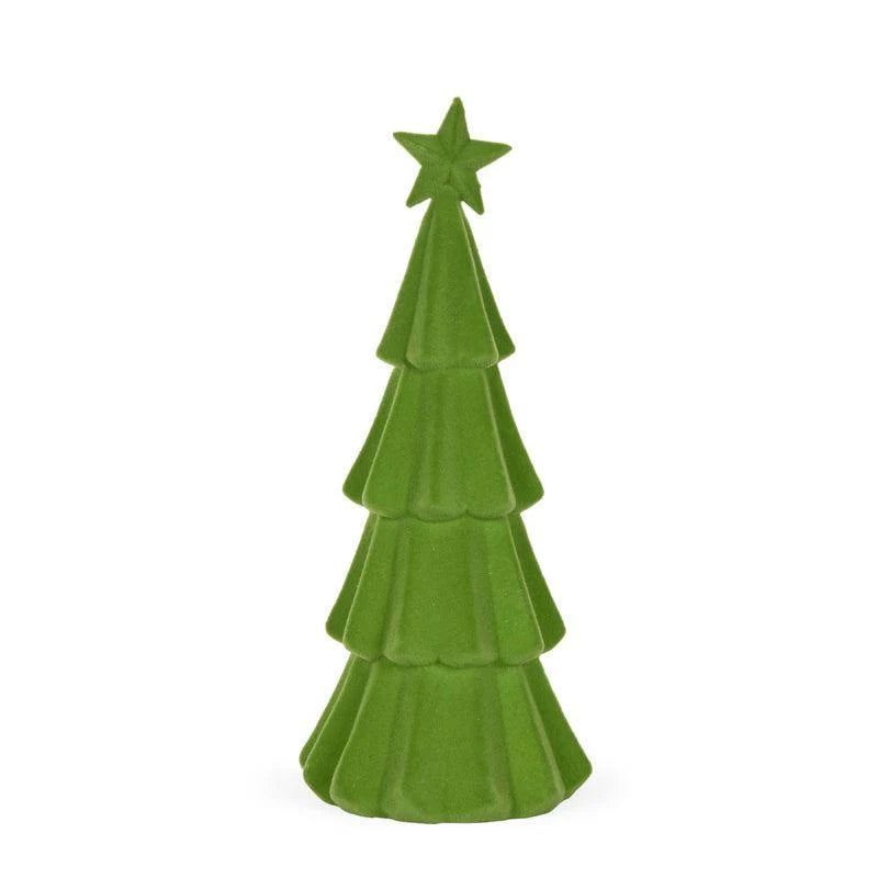 Green Flocked Tree