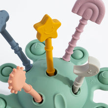 Silicone Pull String Interactive Toy (various)