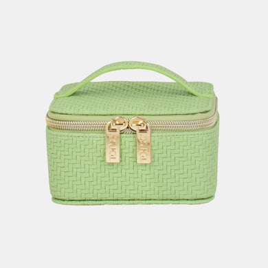 Jewellery Cube Herringbone - Pistachio
