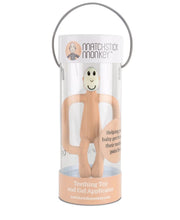 Matchstick Monkey Teething Toy and Gel Applicator - Peach