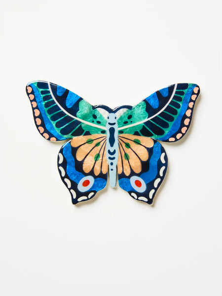 Canopy Butterfly Blue Green Wall Art