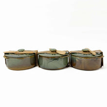 Loire Ceramic Brie Baker - Olive (with Spatula)