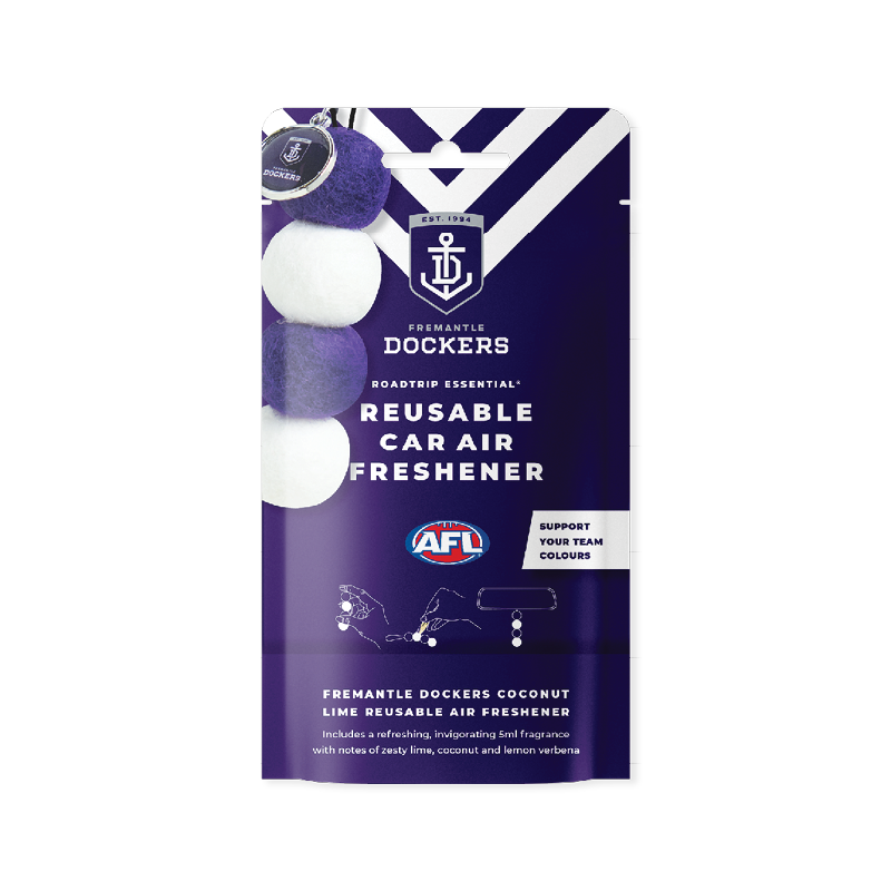 AFL Fremantle Reusable Air Freshener Sets