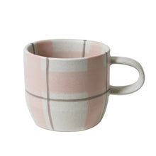 Blush & Grey Check Mug Cat's Pyjamas