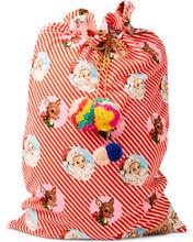 I Love Chrismas Spot Velvet Santa Sack
