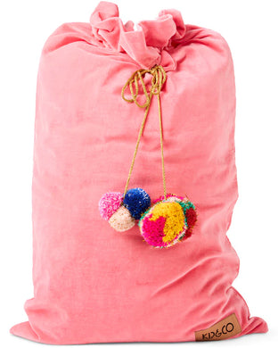 Pink Lemonade Velvet Santa Sack