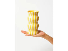 Palma Yello Strip Vase
