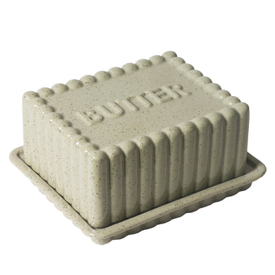 Kitchen Life Large Butter Dish / Peppercorn