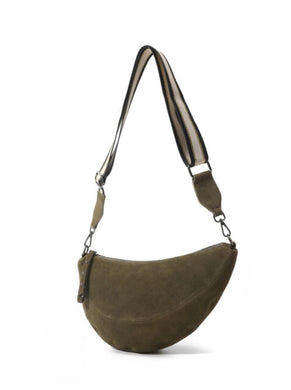 Crescent Bag Suede Olive
