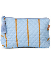 Como Stripe Quilted Toiletry Purse