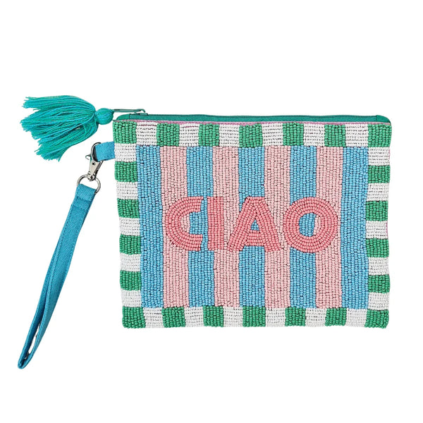 Beaded Wristlet Clutch - Ciao