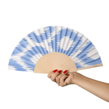 Hand Fan - Blue Prints
