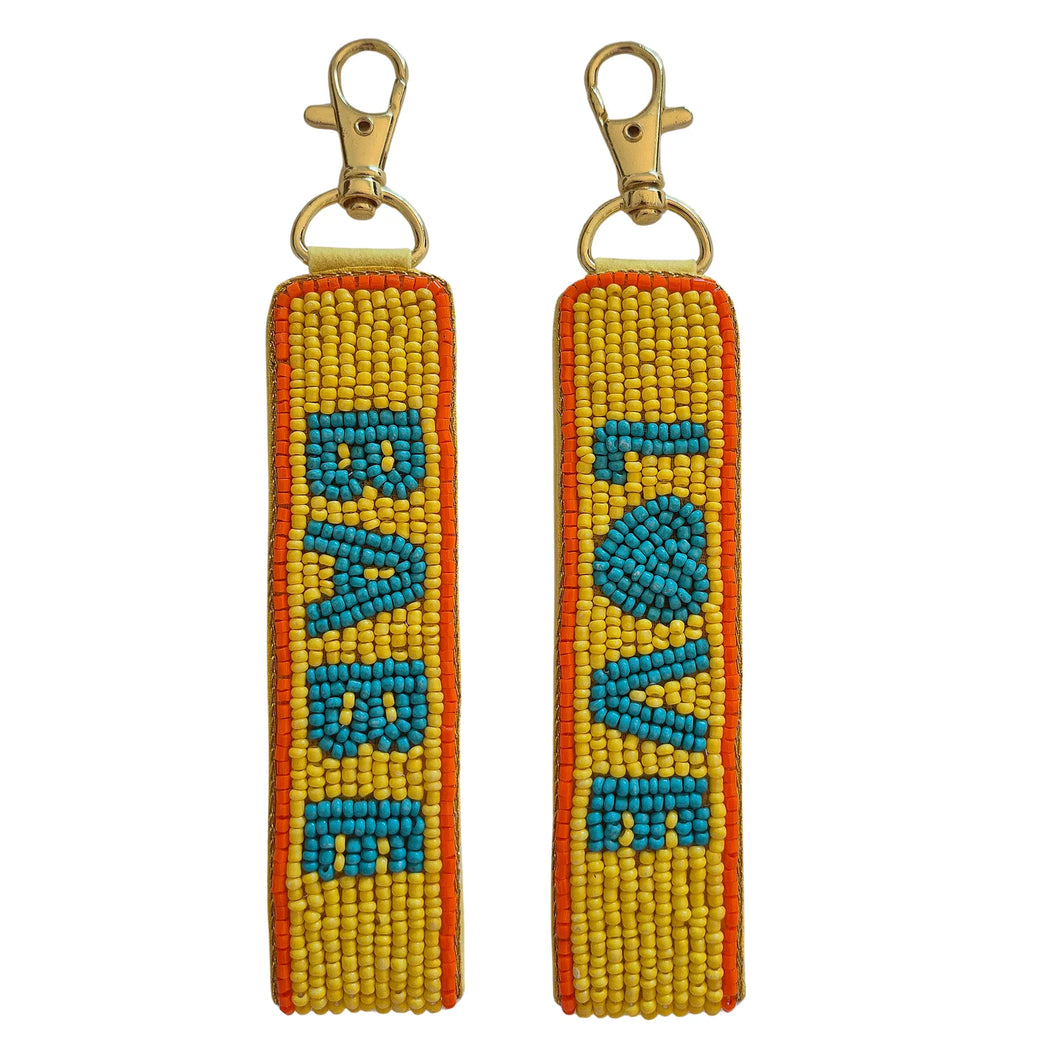 Beaded Keychain - Love & Babe