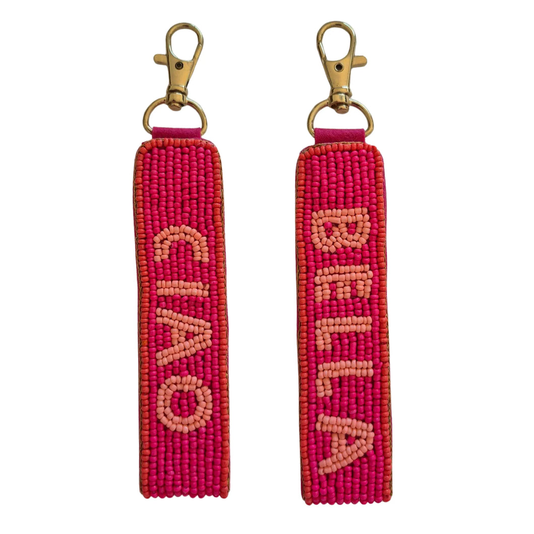 Beaded Keychain - Ciao Bella