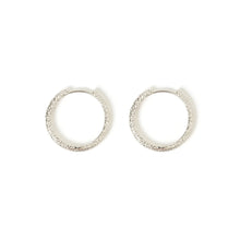 Arabella Silver Hoop Earrings