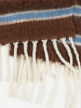 Basset Stripe Fluffy Scarf