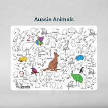 Reusable Silicone Mat- Aussie Animals