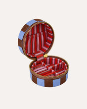 Blue & Brown Mini Jewellery Box